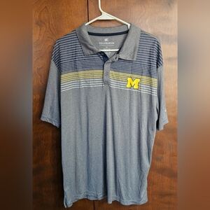 Mens XL Colosseum Michigan Polo